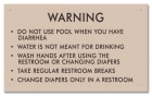 Ohio Spray Pad Rules Sign