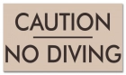 Ontario Canada No Diving Sign