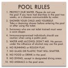 Oregon Pool Rules Sign
