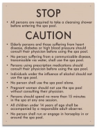 Oregon Spa Rules Sign
