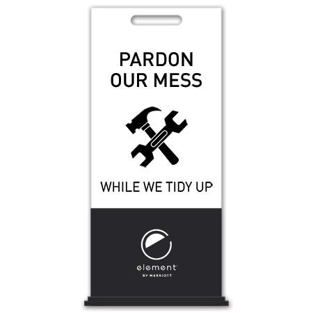 Renovation Free-Standing Floor Sign
