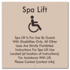 Spa Lift Rules w/ISA Symbol