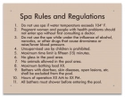 State Pool Sign - Spa Rules - Alabama Compliant