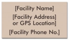 Texas Emergency Phone Location Sign