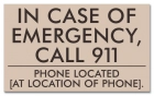Texas In Case of Emergency Sign