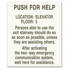Two-Way Communication Information Sign