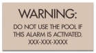 Utah Alarm Warning Sign