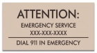 Utah Emergency Pool Sign