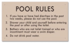 Virginia Pool Rules Sign