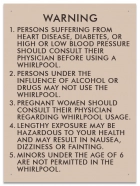 Wisconsin Spa Rules Sign