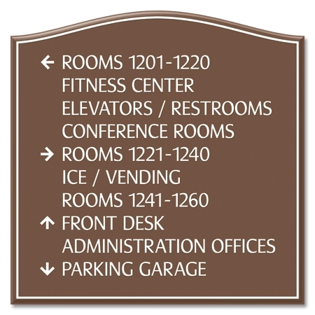 11-Line Directional Sign