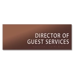 2-Line Common Room Sign (Extended Width)