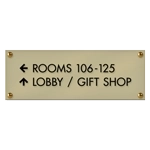 2-Line Directional Sign