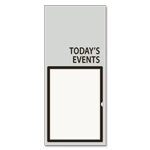 2-Line Informational Sign w/ Insert Window