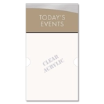 2-Line Informational Sign w/ Insert Window