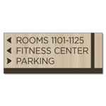 3-Line Directional Sign