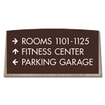 3-Line Directional Sign