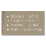 4-Line Directional Sign