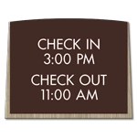 4-Line General Information Sign