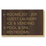 5-Line Directional Sign