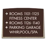 5-Line Directional Sign