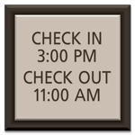 5-Line General Information Sign