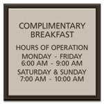 7-Line General Information Sign