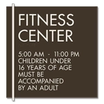 8-Line Common Room Sign