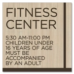 8-Line Common Room Sign