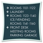 8-Line Directional Sign