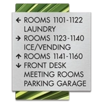 8-Line Directional Sign
