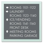 8-Line Directional Sign