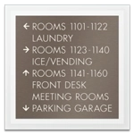 8-Line Directional Sign