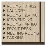 8-Line Directional Sign