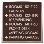 8-Line Directional Sign