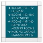 9-Line Directional Sign