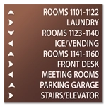 9-Line Directional Sign