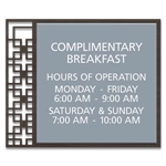 9-Line General Information Sign