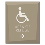 Accessible Direction Sign - ISA Symbol