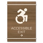 Accessible Direction Sign w/ Dynamic ISA