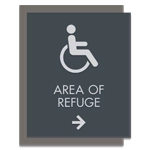 Accessible Direction Sign w/ ISA