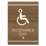 Accessible Direction Sign w/ ISA