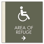 Accessible Direction Sign w/ ISA