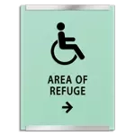 Accessible Direction Sign w/ ISA