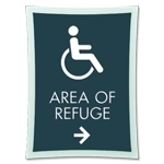 Accessible Direction Sign w/ ISA