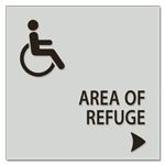 Accessible Direction Sign w/ ISA