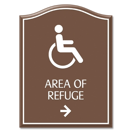 Accessible Direction Sign w/ ISA