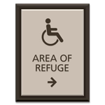 Accessible Direction Sign w/ ISA