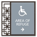 Accessible Direction Sign w/ ISA