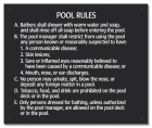 Alaska Pool Hygiene Rules Sign